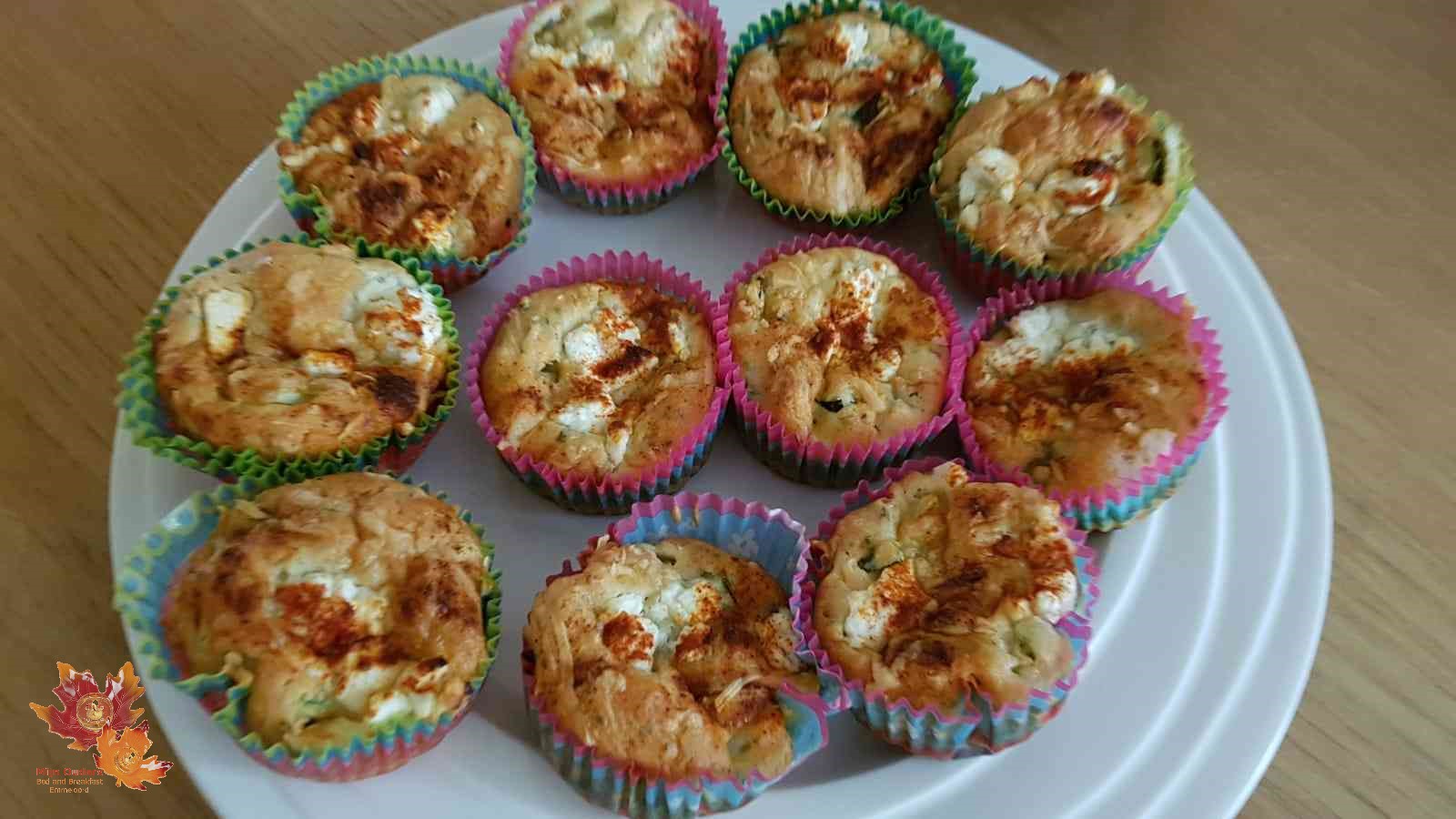 Courgette muffins